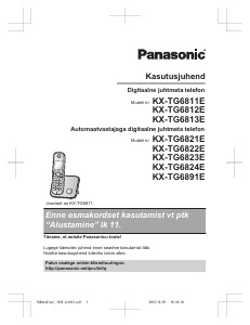 Kasutusjuhend Panasonic KX-TG6813E Traadita telefon