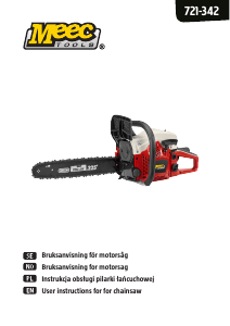 Manual Meec Tools 721-342 Chainsaw