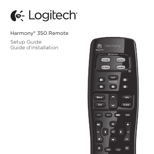 Mode d’emploi Logitech Harmony 350 Télécommande