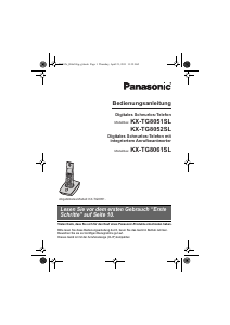 Bedienungsanleitung Panasonic KX-TG8061SL Schnurlose telefon