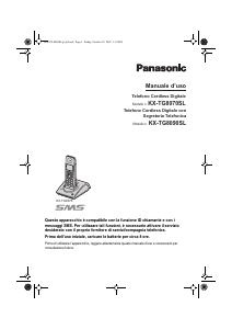Manuale Panasonic KX-TG8070SL Telefono senza fili