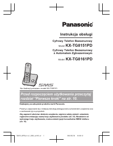Instrukcja Panasonic KX-TG8151PD Telefon bezprzewodowy
