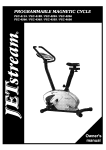 Handleiding JETstream PEC-4256 Hometrainer
