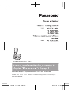 Mode d’emploi Panasonic KX-TGC222BL Téléphone sans fil