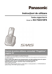Manual Panasonic KX-TGD310FX Telefon wireless