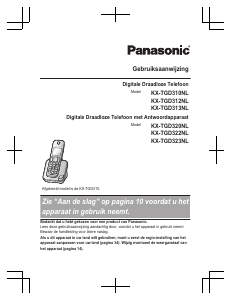 Handleiding Panasonic KX-TGD312NL Draadloze telefoon