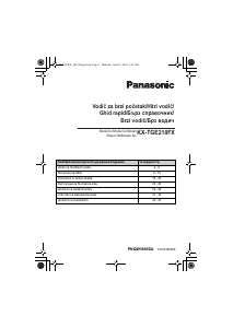 Priručnik Panasonic KX-TGE210FX Bežični telefon