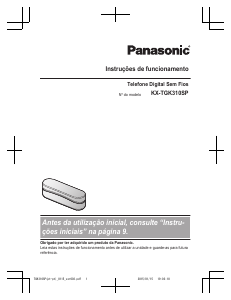 Manual Panasonic KX-TGK310SP Telefone sem fio