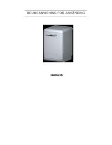 Bruksanvisning Smeg DF6FABO Diskmaskin