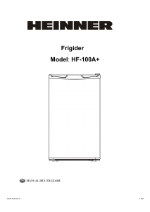 Руководство Heinner HF-100A+ Холодильник