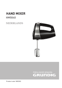 Handleiding Grundig HM 5040 Handmixer