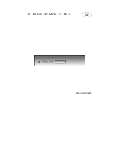 Bedienungsanleitung Smeg DWD409WH Geschirrspüler