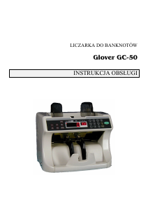 Instrukcja Glover GC-50 Licznik banknotów