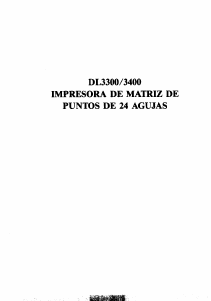Manual de uso Fujitsu DL3300 Impresora