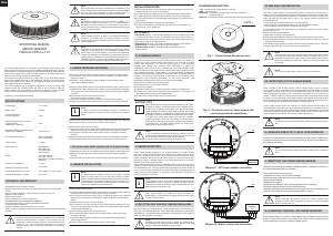 Bruksanvisning Fibaro FGSS-001 Brandvarnare