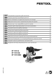 Manual de uso Festool OF 1010 Q Fresadora de superficie