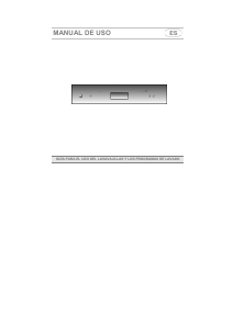Manual de uso Smeg LSA653E Lavavajillas