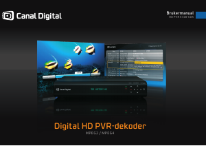 Bruksanvisning Canal Digital HD PVR 5720-CDX Digital mottaker