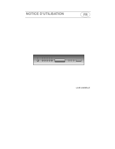 Mode d’emploi Smeg PL108NE Lave-vaisselle