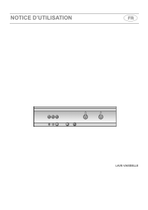 Mode d’emploi Smeg PL19X-3 Lave-vaisselle