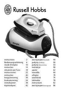 Käyttöohje Russell Hobbs 17880-56 Steam Glide Generator Silitysrauta