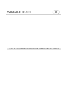 Manuale Smeg PL313NE Lavastoviglie