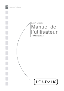 Mode d’emploi Inuvik I-WM6012VWA++ Lave-linge
