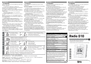 Handleiding Delta Dore Radio D10 Thermostaat