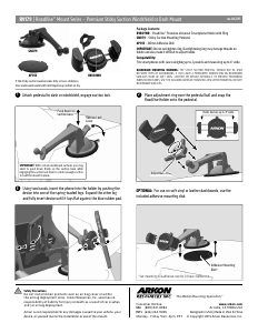 Bruksanvisning Arkon RV179 Mobilhållare