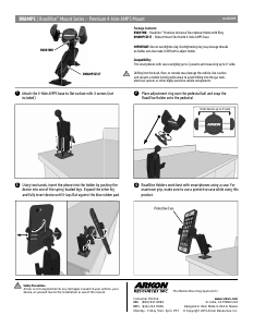Handleiding Arkon RVAMPS Telefoonhouder
