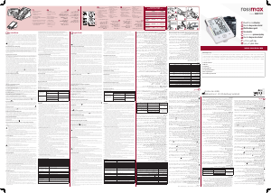 Mode d’emploi Rossmax MW701f Tensiomètre