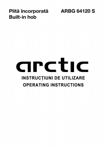 Manual Arctic ARBG 64120 S Hob