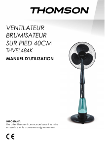 Mode d’emploi Thomson THVEL484K Ventilateur