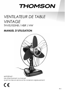 Mode d’emploi Thomson THVEL920HW Ventilateur