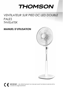 Handleiding Thomson THVEL470K Ventilator