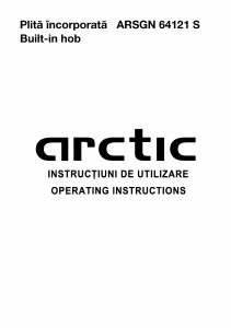 Manual Arctic ARSGN 64121 S Hob