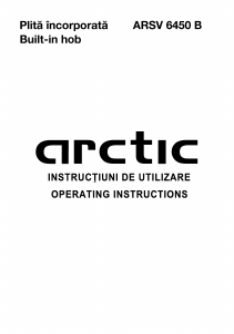 Manual Arctic ARSV 6450 B Hob
