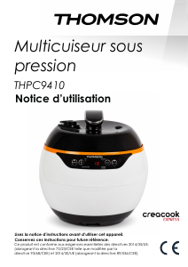 Mode d’emploi Thomson THPC9410 Multicuiseur