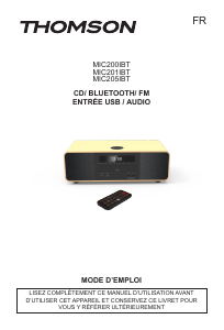 Instrukcja Thomson MIC201IBT Zestaw stereo