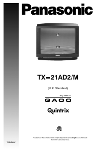 Bedienungsanleitung Panasonic TX-21AD2 Fernseher