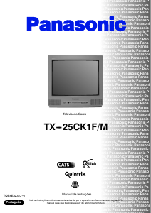 Manual Panasonic TX-25CK1F Televisor