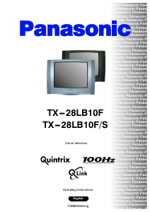 Bedienungsanleitung Panasonic TX-28LB10FS Fernseher