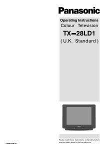 Bedienungsanleitung Panasonic TX-28LD1 Fernseher