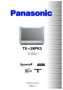 Bedienungsanleitung Panasonic TX-28PK3 Fernseher