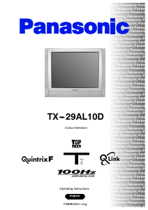 Bedienungsanleitung Panasonic TX-29AL10D Fernseher