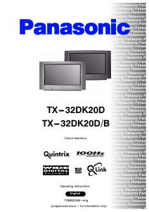 Bedienungsanleitung Panasonic TX-32DK20DB Fernseher