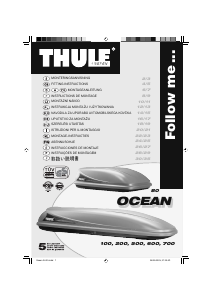 Priručnik Thule Ocean 80 Krovna kutija