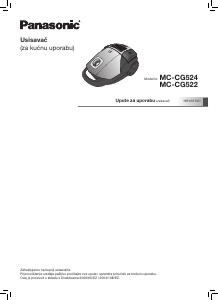 Priručnik Panasonic MC-CG522 Usisavač