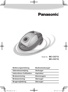 Mode d’emploi Panasonic MC-CG712 Aspirateur