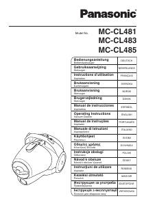 Manuale Panasonic MC-CL483 Aspirapolvere